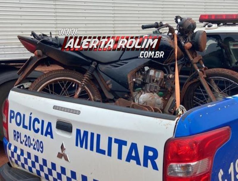 Após tentar se esconder em mata, individuo foi preso pela PM com moto furtada em Pimenta Bueno e TV furtada na zona rural de Rolim de Moura Após tentar se esconder em mata, individuo foi preso pela PM com moto furtada em Pimenta Bueno e TV furtada na zona rural de Rolim de Moura