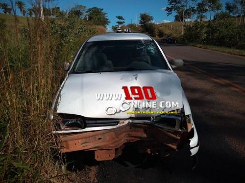 Colisão frontal na linha P 50 deixou motociclista ferido em Alta Floresta do Oeste Colisão frontal na linha P 50 deixou motociclista ferido em Alta Floresta do Oeste