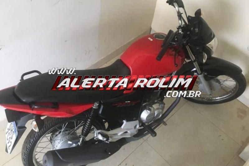 Enquanto trabalhava, homem teve moto furtada em Rolim de Moura Enquanto trabalhava, homem teve moto furtada em Rolim de Moura