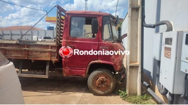 Mecânico morreu prensado por caminhão em pátio de posto neste sábado em RO Mecânico morreu prensado por caminhão em pátio de posto neste sábado em RO