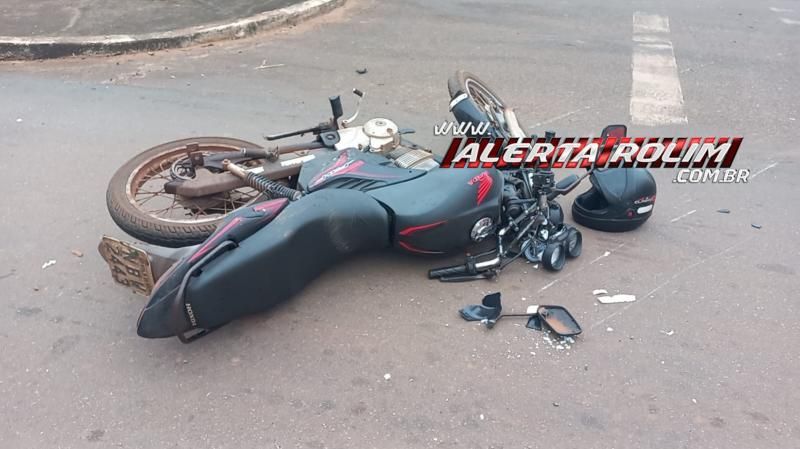 Motociclista foi encaminhado à UPA após ser atingido por carro nesta manhã em Rolim de Moura Motociclista foi encaminhado à UPA após ser atingido por carro nesta manhã em Rolim de Moura