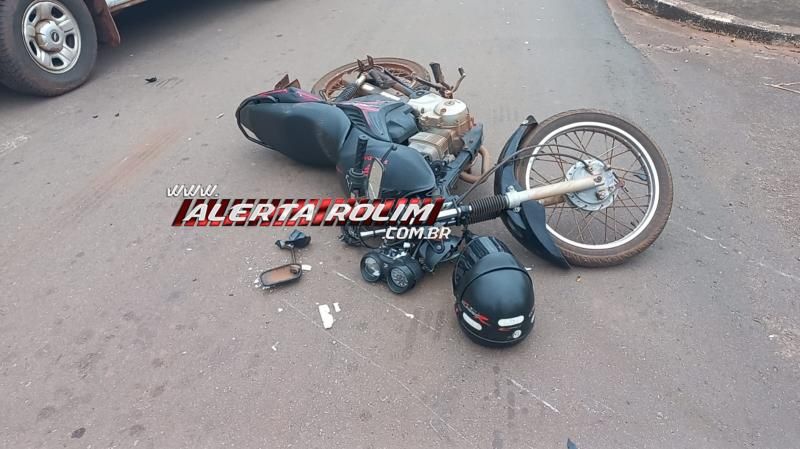 Motociclista foi encaminhado à UPA após ser atingido por carro nesta manhã em Rolim de Moura Motociclista foi encaminhado à UPA após ser atingido por carro nesta manhã em Rolim de Moura
