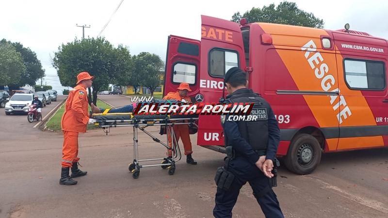 Motociclista foi encaminhado à UPA após ser atingido por carro nesta manhã em Rolim de Moura Motociclista foi encaminhado à UPA após ser atingido por carro nesta manhã em Rolim de Moura