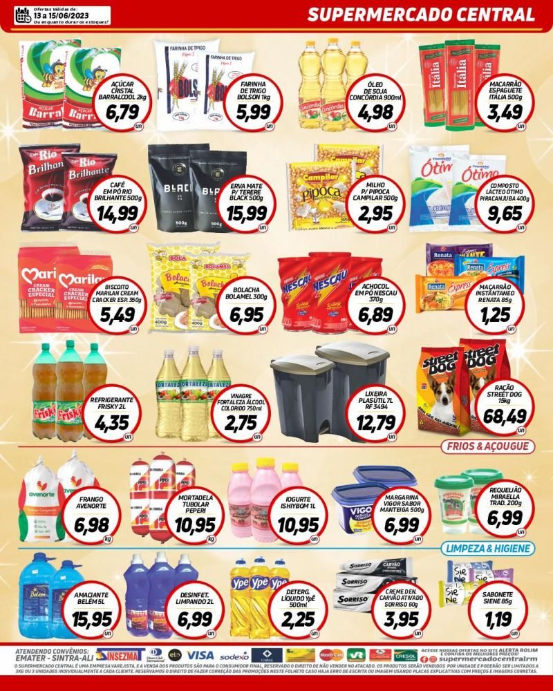 Promoção Supermercado Central, em Rolim de Moura Promoção Supermercado Central, em Rolim de Moura