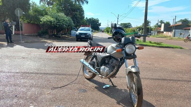 Segundo acidente de trânsito do dia deixou condutor de moto ferido no bairro São Cristóvão em Rolim de Moura Segundo acidente de trânsito do dia deixou condutor de moto ferido no bairro São Cristóvão em Rolim de Moura