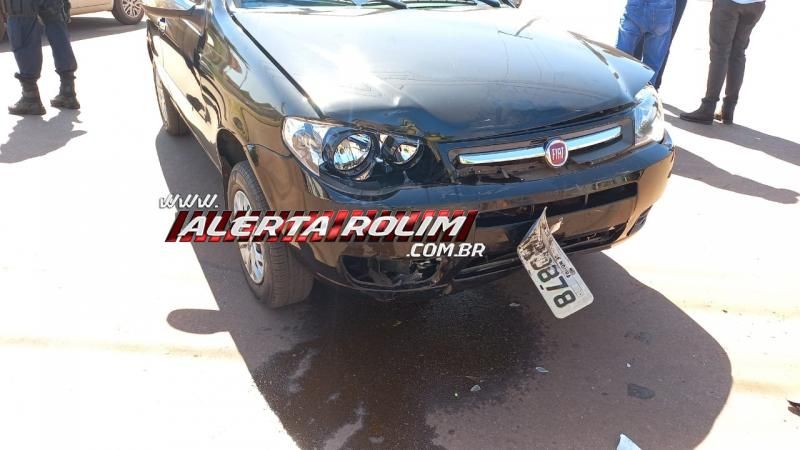 Segundo acidente de trânsito do dia envolveu dois carros em Rolim de Moura Segundo acidente de trânsito do dia envolveu dois carros em Rolim de Moura
