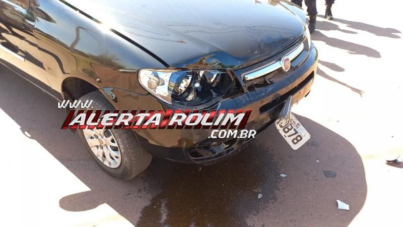 Segundo acidente de trânsito do dia envolveu dois carros em Rolim de Moura Segundo acidente de trânsito do dia envolveu dois carros em Rolim de Moura