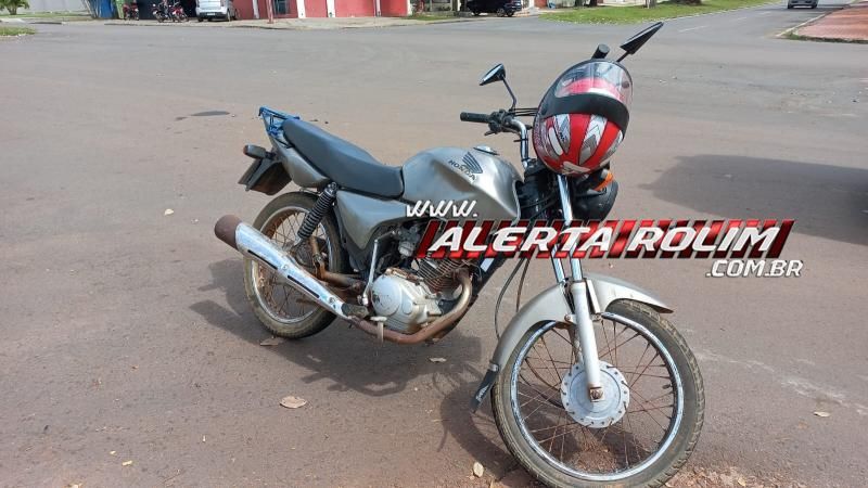 Segundo acidente deste sábado deixou condutor de moto ferido em Rolim de Moura Segundo acidente deste sábado deixou condutor de moto ferido em Rolim de Moura
