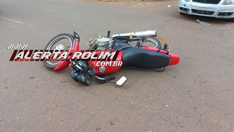 Terceiro acidente do dia também deixou uma pessoa ferida em Rolim de Moura Terceiro acidente do dia também deixou uma pessoa ferida em Rolim de Moura