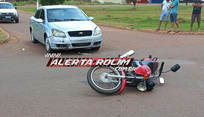 Terceiro acidente do dia também deixou uma pessoa ferida em Rolim de Moura Terceiro acidente do dia também deixou uma pessoa ferida em Rolim de Moura