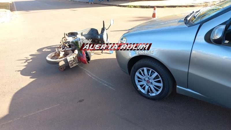Acidente de trânsito deixou motociclista ferido nesta tarde em Rolim de Moura Acidente de trânsito deixou motociclista ferido nesta tarde em Rolim de Moura