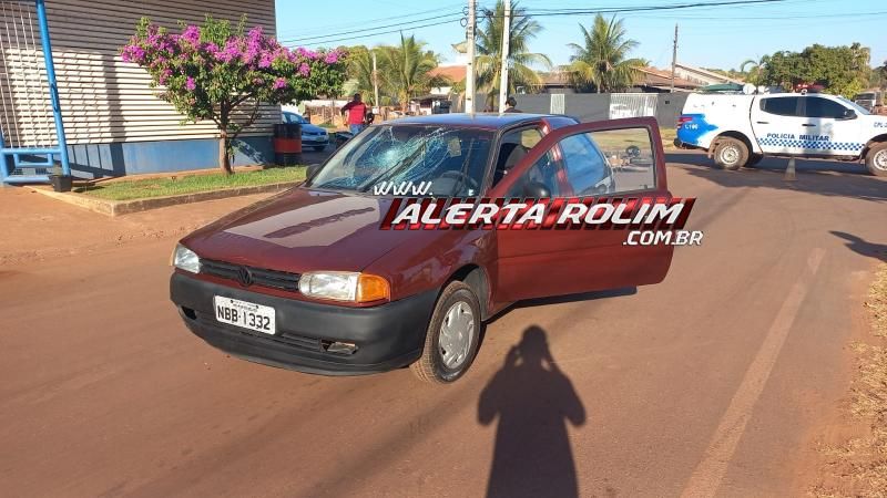 Condutora de moto sofreu fratura após ser atingida por carro nesta manhã em Rolim de Moura Condutora de moto sofreu fratura após ser atingida por carro nesta manhã em Rolim de Moura