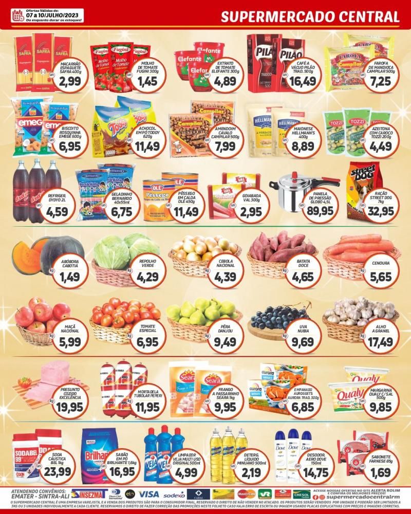 Promoção Supermercado Central, em Rolim de Moura Promoção Supermercado Central, em Rolim de Moura