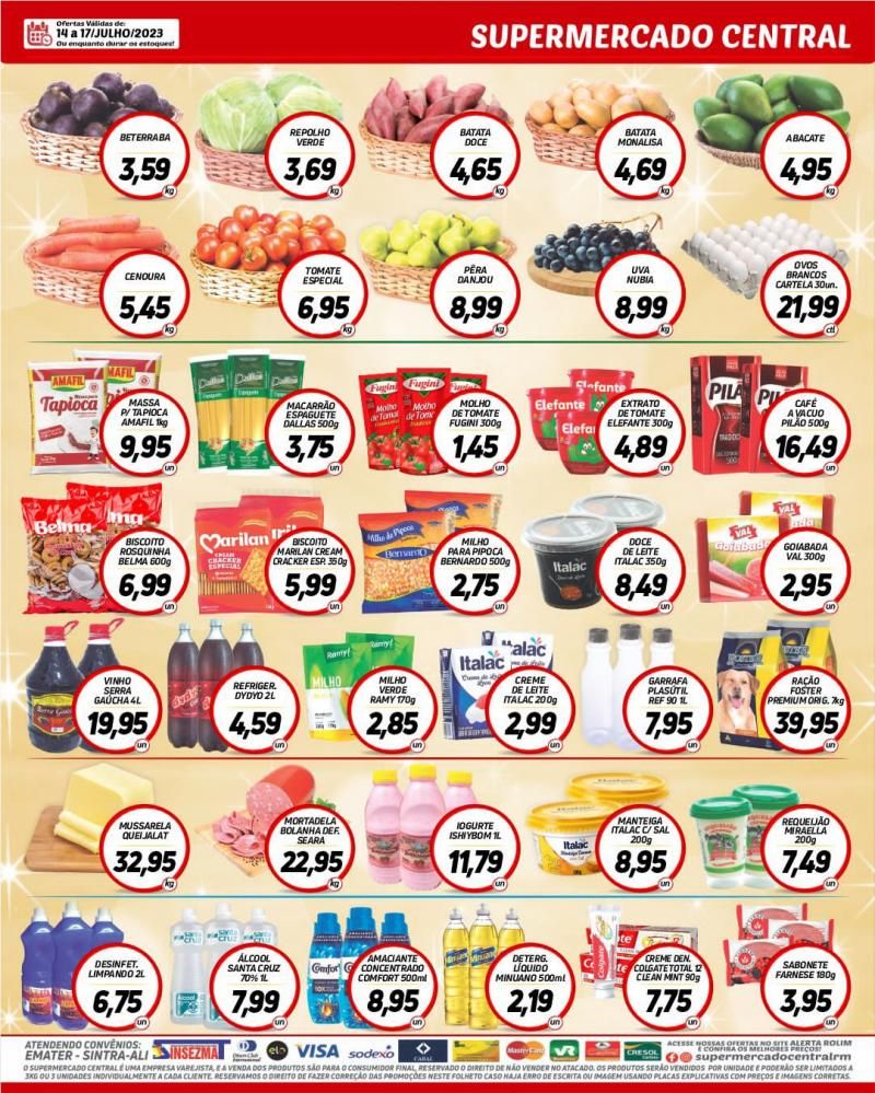 Promoção Supermercado Central, em Rolim de Moura Promoção Supermercado Central, em Rolim de Moura