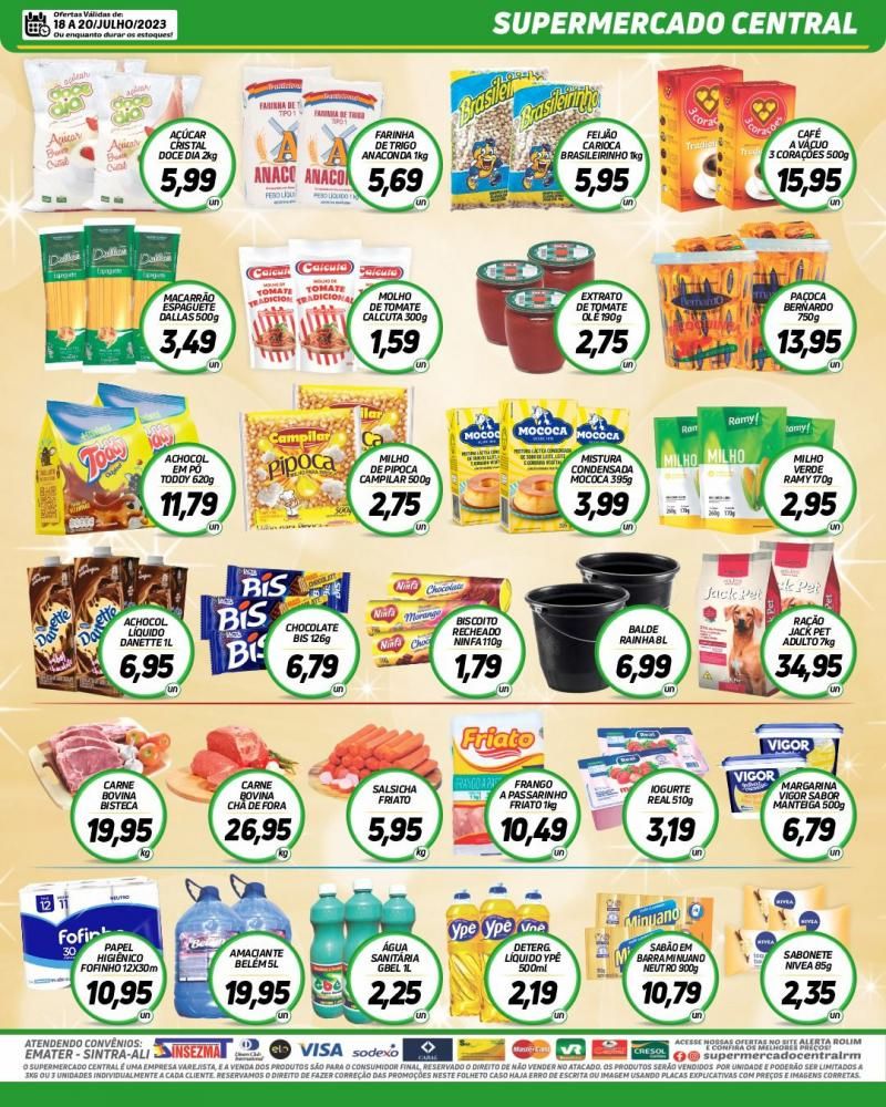 Promoção Supermercado Central, em Rolim de Moura Promoção Supermercado Central, em Rolim de Moura