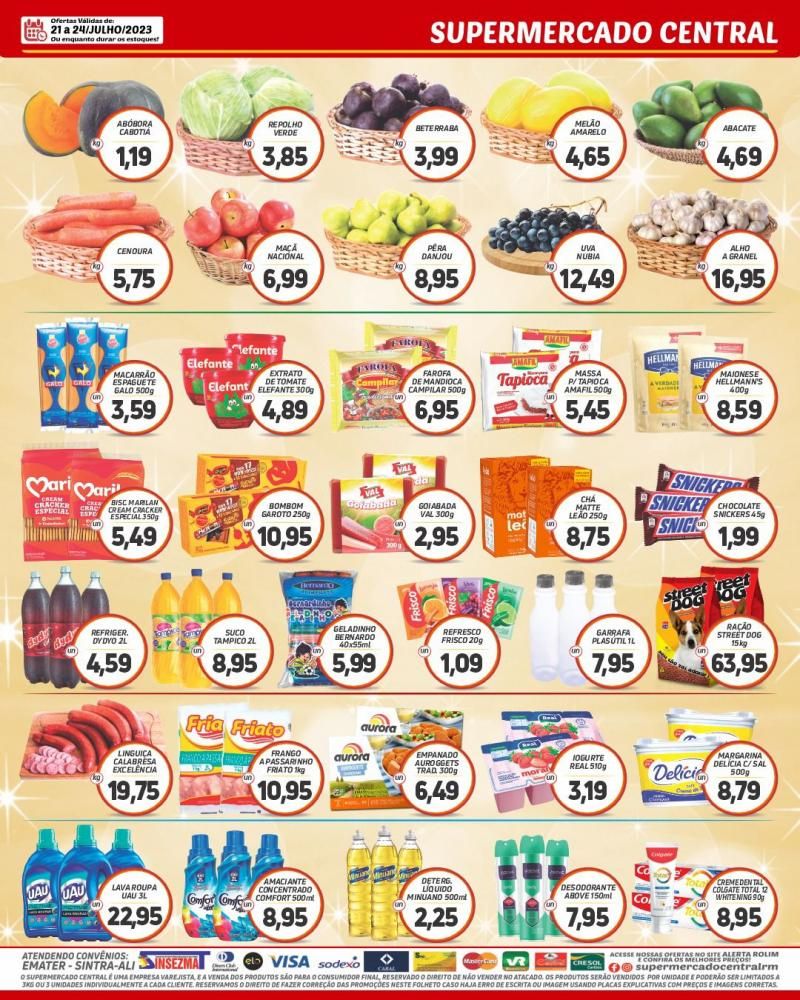 Promoção Supermercado Central, em Rolim de Moura Promoção Supermercado Central, em Rolim de Moura