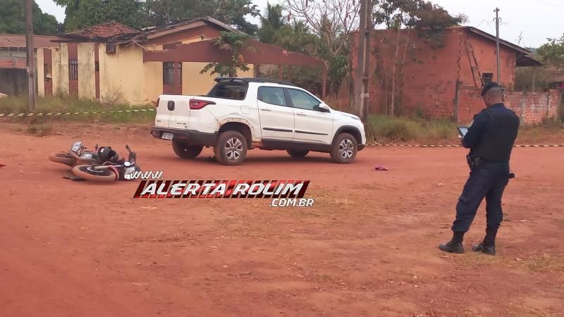 Segundo acidente do dia deixou motociclista ferido no bairro Olímpico em Rolim de Moura; veja o vídeo da colisão Segundo acidente do dia deixou motociclista ferido no bairro Olímpico em Rolim de Moura; veja o vídeo da colisão