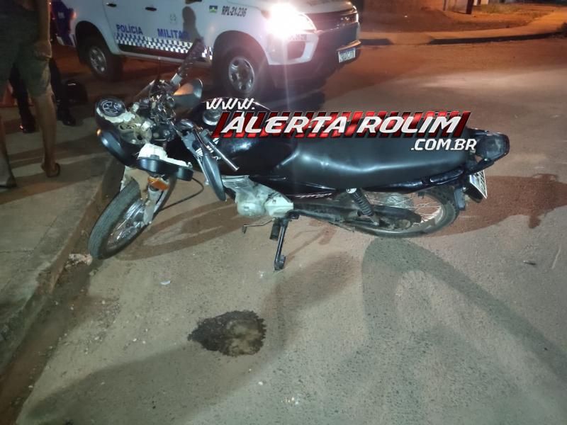 Acidente de trânsito envolvendo carro e moto foi registrado no bairro Cidade Alta em Rolim de Moura Acidente de trânsito envolvendo carro e moto foi registrado no bairro Cidade Alta em Rolim de Moura