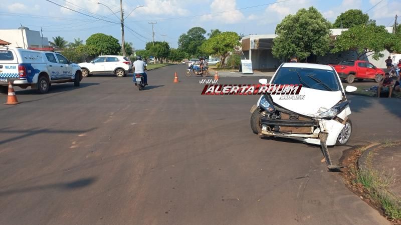Colisão entre dois carros foi registrada nesta tarde em Rolim de Moura Colisão entre dois carros foi registrada nesta tarde em Rolim de Moura