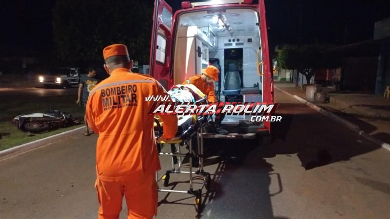 Colisão entre duas motos deixou dois feridos na noite de quarta-feira em Rolim de Moura Colisão entre duas motos deixou dois feridos na noite de quarta-feira em Rolim de Moura