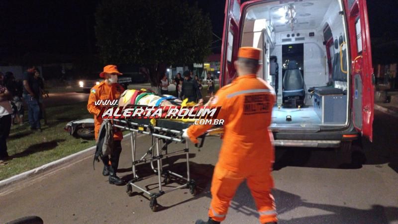 Colisão entre duas motos deixou dois feridos na noite de quarta-feira em Rolim de Moura Colisão entre duas motos deixou dois feridos na noite de quarta-feira em Rolim de Moura