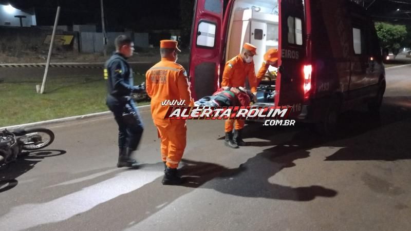 Colisão entre duas motos deixou dois feridos na noite de quarta-feira em Rolim de Moura Colisão entre duas motos deixou dois feridos na noite de quarta-feira em Rolim de Moura