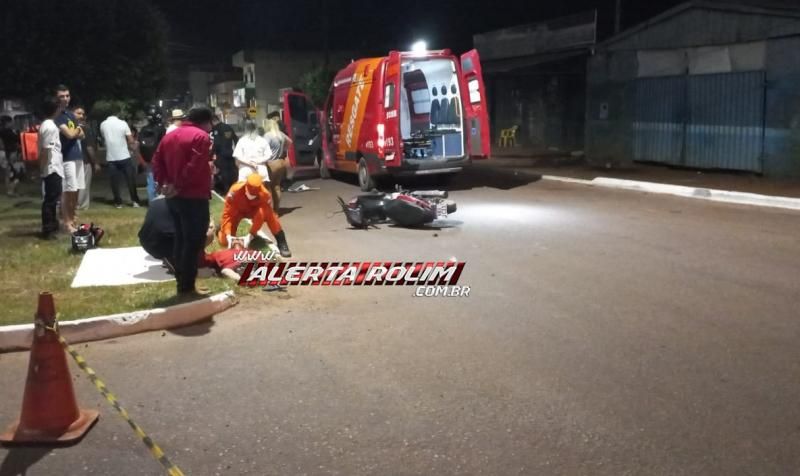 Colisão entre duas motos deixou dois feridos na noite de quarta-feira em Rolim de Moura Colisão entre duas motos deixou dois feridos na noite de quarta-feira em Rolim de Moura