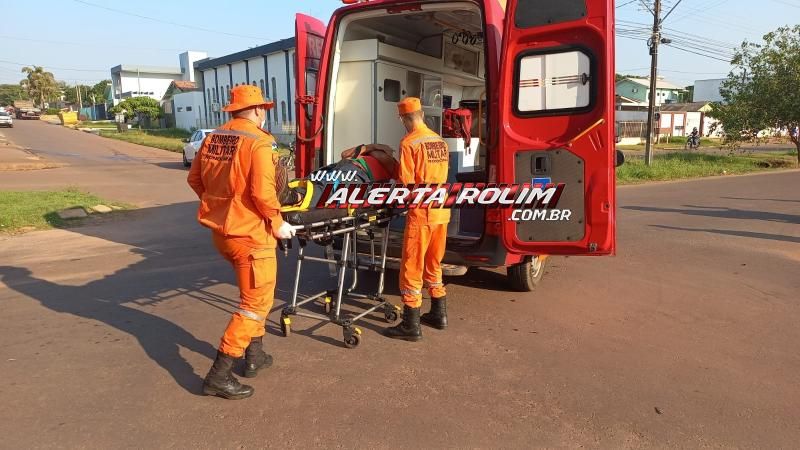 Acidente de trânsito envolvendo moto e carro deixou um ferido nesta manhã em Rolim de Moura Acidente de trânsito envolvendo moto e carro deixou um ferido nesta manhã em Rolim de Moura