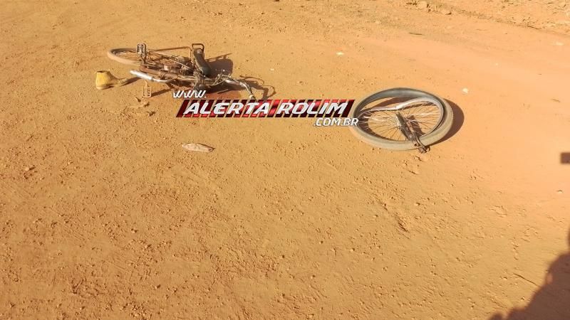 Conduzindo bicicleta motorizada, adolescente de 14 anos fraturou a perna após grave colisão com caminhonete no bairro Cidade Alta, em Rolim de Moura Conduzindo bicicleta motorizada, adolescente de 14 anos fraturou a perna após grave colisão com caminhonete no bairro Cidade Alta, em Rolim de Moura