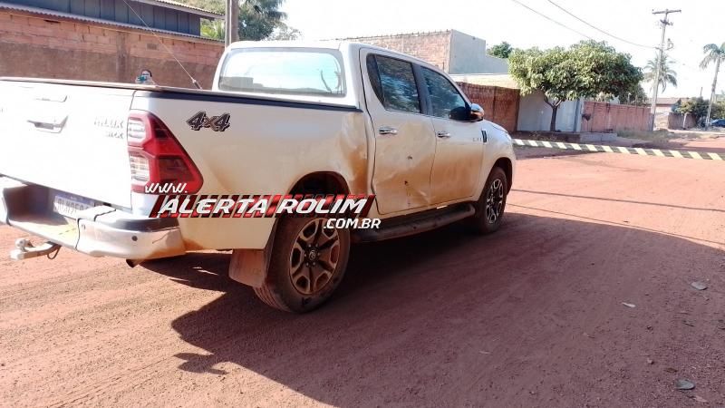 Conduzindo bicicleta motorizada, adolescente de 14 anos fraturou a perna após grave colisão com caminhonete no bairro Cidade Alta, em Rolim de Moura Conduzindo bicicleta motorizada, adolescente de 14 anos fraturou a perna após grave colisão com caminhonete no bairro Cidade Alta, em Rolim de Moura