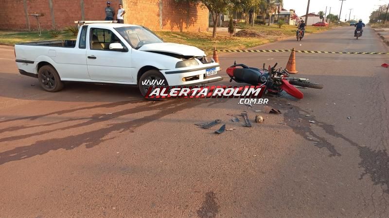 Grave acidente de trânsito foi registrado nesta manhã no bairro Cidade Alta em Rolim de Moura Grave acidente de trânsito foi registrado nesta manhã no bairro Cidade Alta em Rolim de Moura