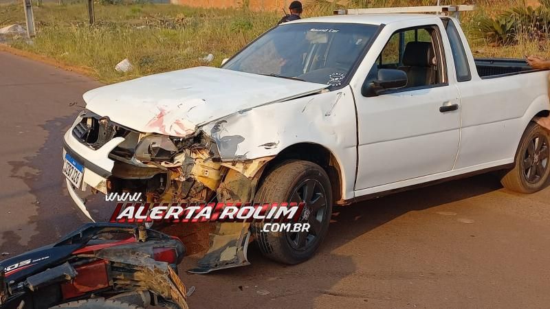 Grave acidente de trânsito foi registrado nesta manhã no bairro Cidade Alta em Rolim de Moura Grave acidente de trânsito foi registrado nesta manhã no bairro Cidade Alta em Rolim de Moura
