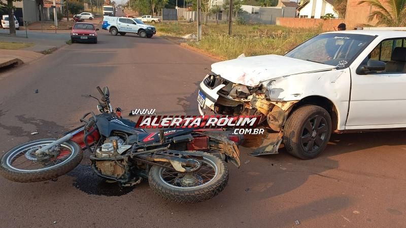 Grave acidente de trânsito foi registrado nesta manhã no bairro Cidade Alta em Rolim de Moura Grave acidente de trânsito foi registrado nesta manhã no bairro Cidade Alta em Rolim de Moura