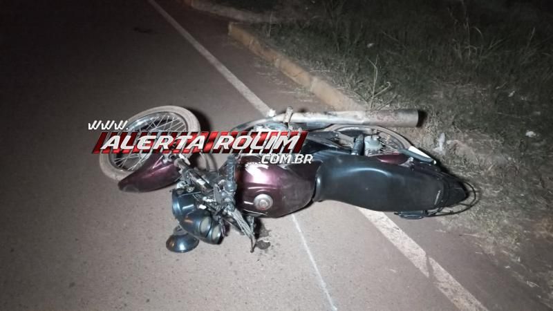 Motociclista fraturou a perna em colisão com caminhonete em Rolim de Moura Motociclista fraturou a perna em colisão com caminhonete em Rolim de Moura