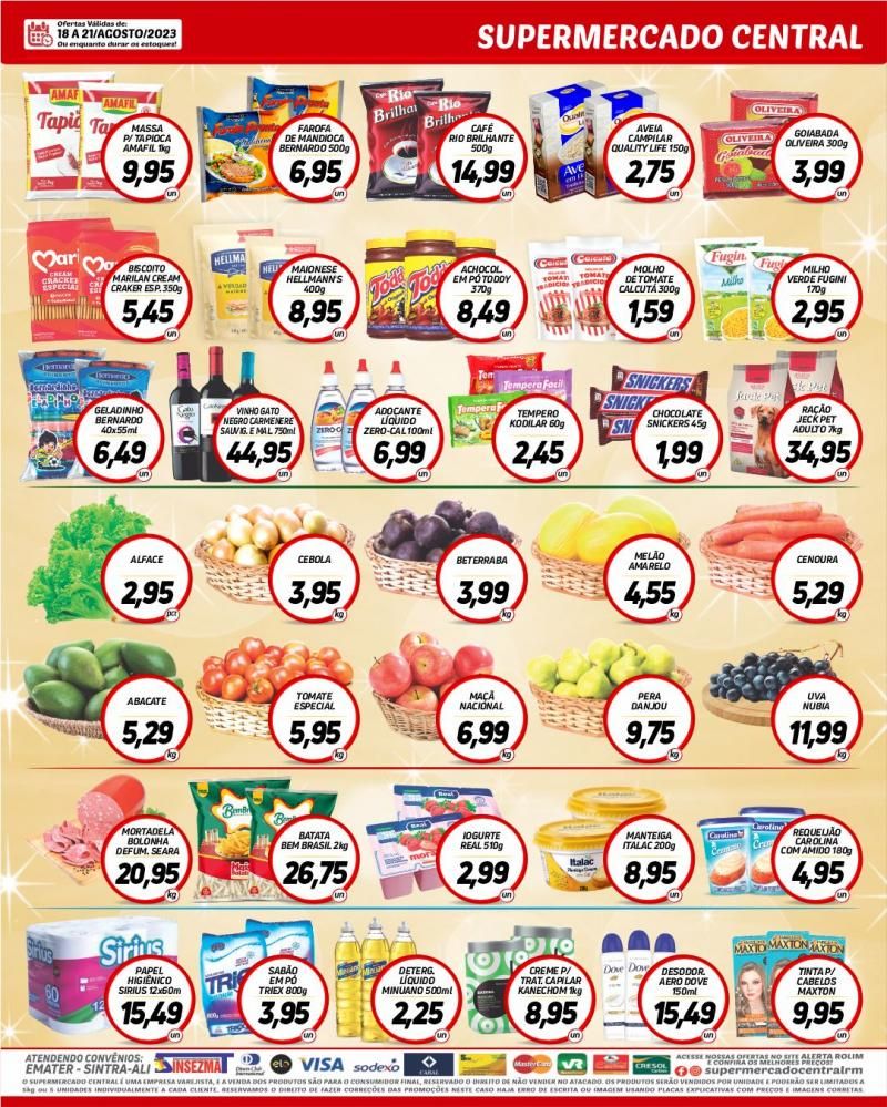 Promoção Supermercado Central, em Rolim de Moura Promoção Supermercado Central, em Rolim de Moura