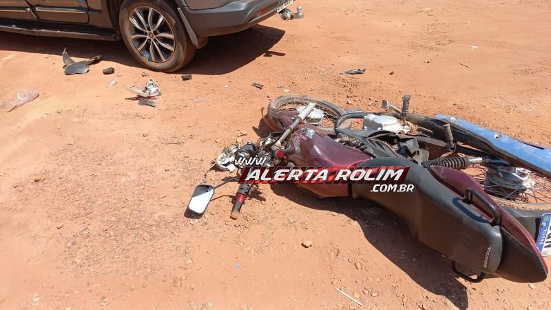 Segundo acidente do dia deixou motociclista ferido em Rolim de Moura - Veja o vídeo da colisão Segundo acidente do dia deixou motociclista ferido em Rolim de Moura - Veja o vídeo da colisão