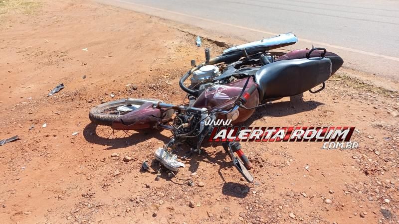 Segundo acidente do dia deixou motociclista ferido em Rolim de Moura - Veja o vídeo da colisão Segundo acidente do dia deixou motociclista ferido em Rolim de Moura - Veja o vídeo da colisão