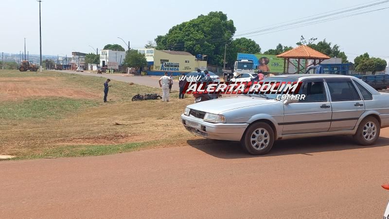 Acidente de trânsito deixou condutora de moto ferida nesta terça-feira em Rolim de Moura Acidente de trânsito deixou condutora de moto ferida nesta terça-feira em Rolim de Moura