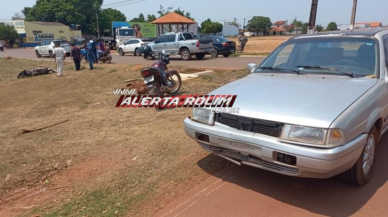 Acidente de trânsito deixou condutora de moto ferida nesta terça-feira em Rolim de Moura Acidente de trânsito deixou condutora de moto ferida nesta terça-feira em Rolim de Moura