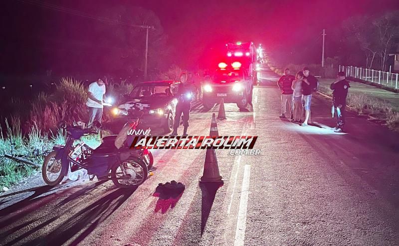 Colisão entre carro, bicicleta e triciclo deixou três pessoas feridas na RO 010 em Rolim de Moura Colisão entre carro, bicicleta e triciclo deixou três pessoas feridas na RO 010 em Rolim de Moura