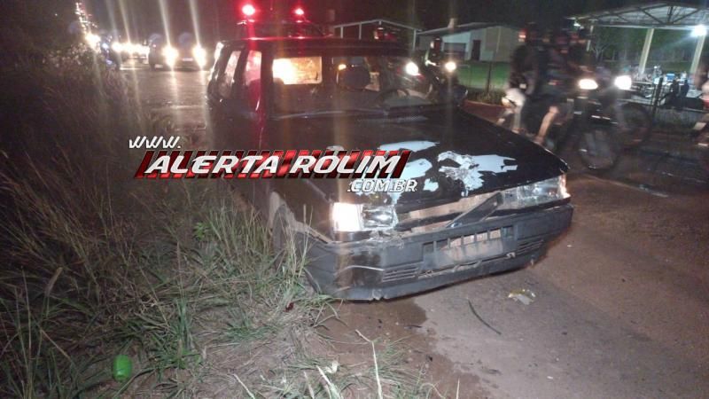 Colisão entre carro, bicicleta e triciclo deixou três pessoas feridas na RO 010 em Rolim de Moura Colisão entre carro, bicicleta e triciclo deixou três pessoas feridas na RO 010 em Rolim de Moura