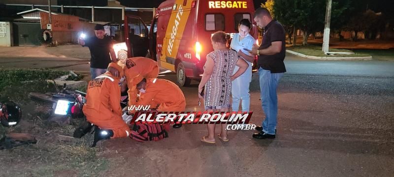 Motociclista ficou ferido após avançar preferencial e ser atingido por carro, em Rolim de Moura - Veja o vídeo da colisão Motociclista ficou ferido após avançar preferencial e ser atingido por carro, em Rolim de Moura - Veja o vídeo da colisão