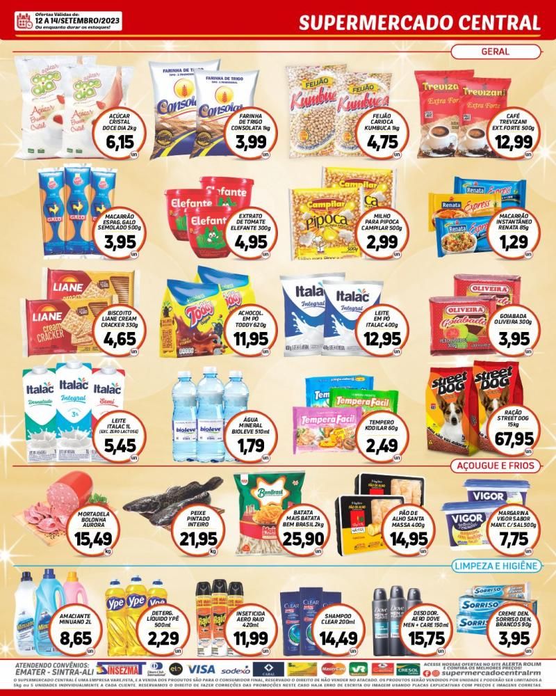 Promoção Supermercado Central, em Rolim de Moura Promoção Supermercado Central, em Rolim de Moura