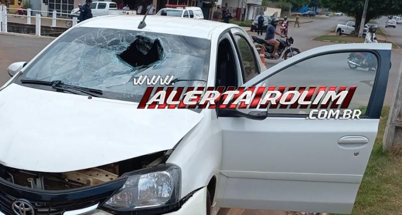 Segundo acidente de trânsito do dia deixou mulher com fratura na perna, em Rolim de Moura Segundo acidente de trânsito do dia deixou mulher com fratura na perna, em Rolim de Moura