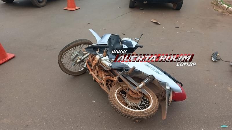 Segundo acidente de trânsito do dia também deixou uma vítima ferida, em Rolim de Moura Segundo acidente de trânsito do dia também deixou uma vítima ferida, em Rolim de Moura