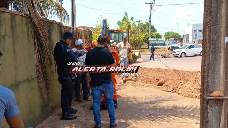 Segundo acidente do dia envolveu carro e moto e deixou uma pessoa ferida, em Rolim de Moura Segundo acidente do dia envolveu carro e moto e deixou uma pessoa ferida, em Rolim de Moura