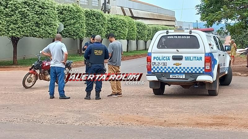 Acidente de trânsito foi registrado nesta tarde em Rolim de Moura Acidente de trânsito foi registrado nesta tarde em Rolim de Moura