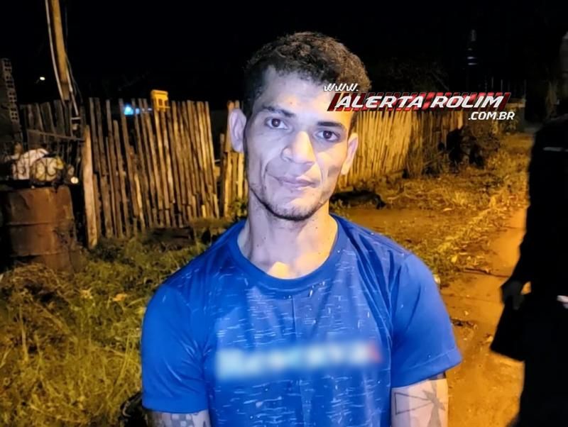Após a prática de roubo, suspeito foi preso em flagrante pela PM em Rolim de Moura Após a prática de roubo, suspeito foi preso em flagrante pela PM em Rolim de Moura