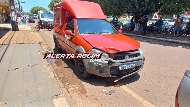 Motorista passou mal e atingiu outro carro no Centro de Rolim de Moura Motorista passou mal e atingiu outro carro no Centro de Rolim de Moura
