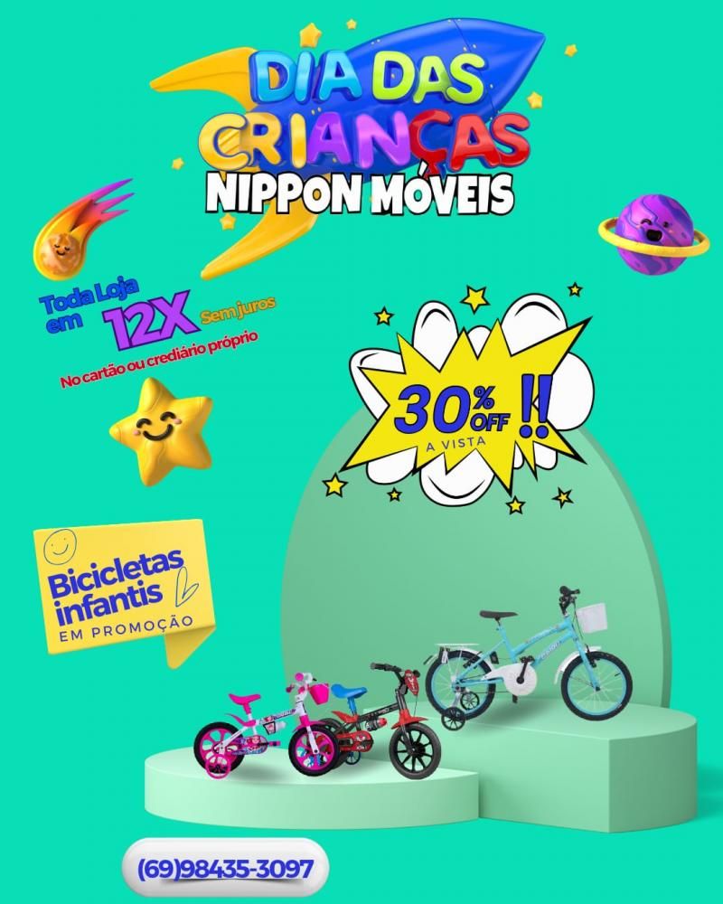 Ofertas especiais no mês de outubro na NIPPON MÓVEIS em Rolim de Moura Ofertas especiais no mês de outubro na NIPPON MÓVEIS em Rolim de Moura